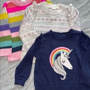Baby Gap lot of 3 VGUC sweaters